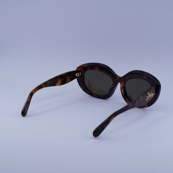 Loewe LW40153F 52E Sunglasses Dark Havana Cat Eye Frame, Brown Lenses main image 9